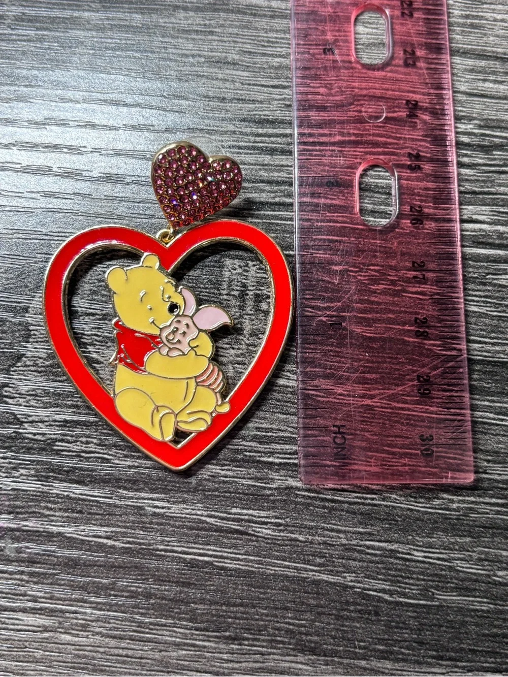 Disney BaubleBar White Box with Red Heart Motif